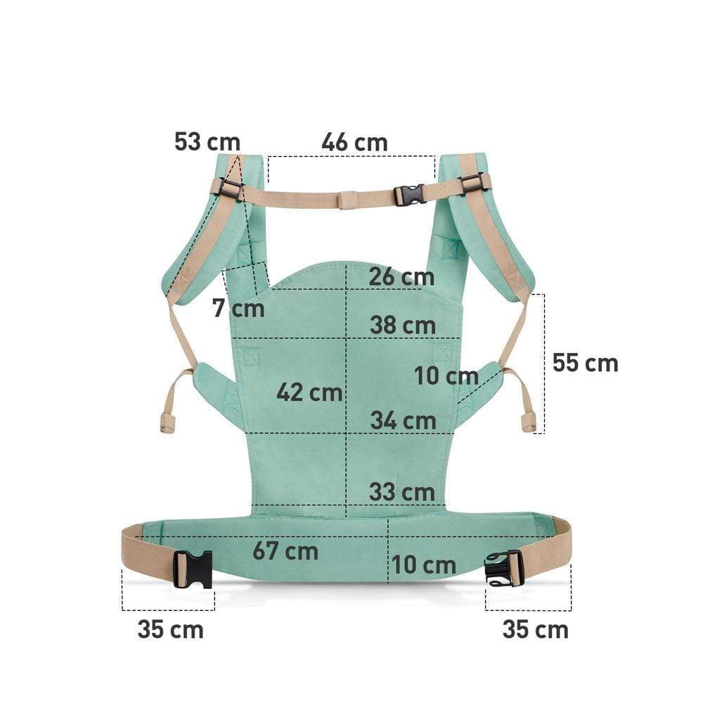 حمالة اطفال من سنتين حتى ثلاث سنوات رمادية كيندر كرافت kinderkraft From Two To Three Years Grey Baby Carrier Nino