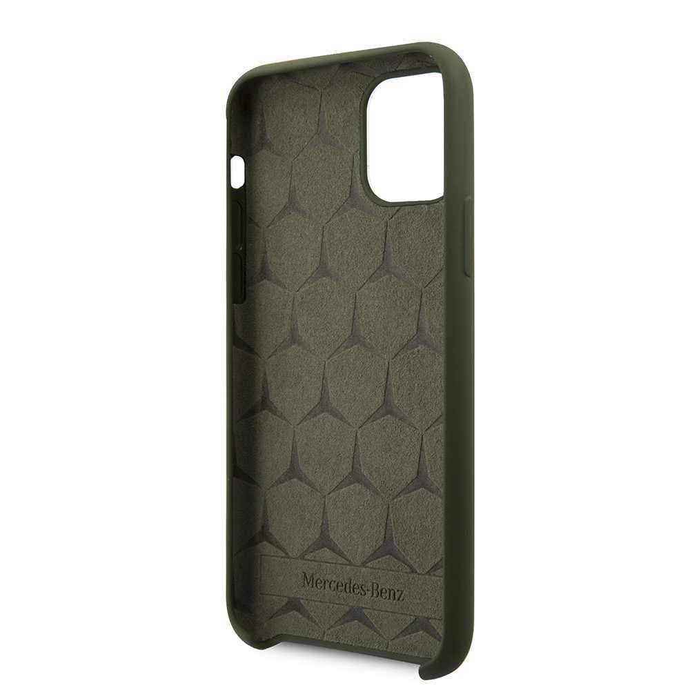 Mercedes-Benz mercedes benz liquid silicone case for iphone 11 pro max midnight green
