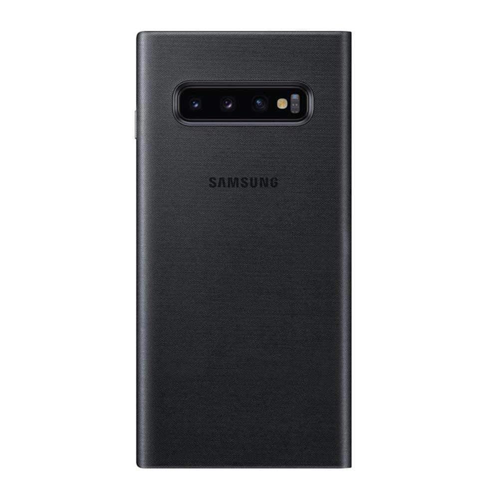 كفر جوال سامسونج جالكسي اس 10 بلس أسود سامسونج Samsung Galaxy S10+ Led View Cover 