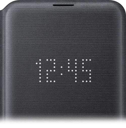 كفر جوال سامسونج جالكسي اس 10 بلس أسود سامسونج Samsung Galaxy S10+ Led View Cover 