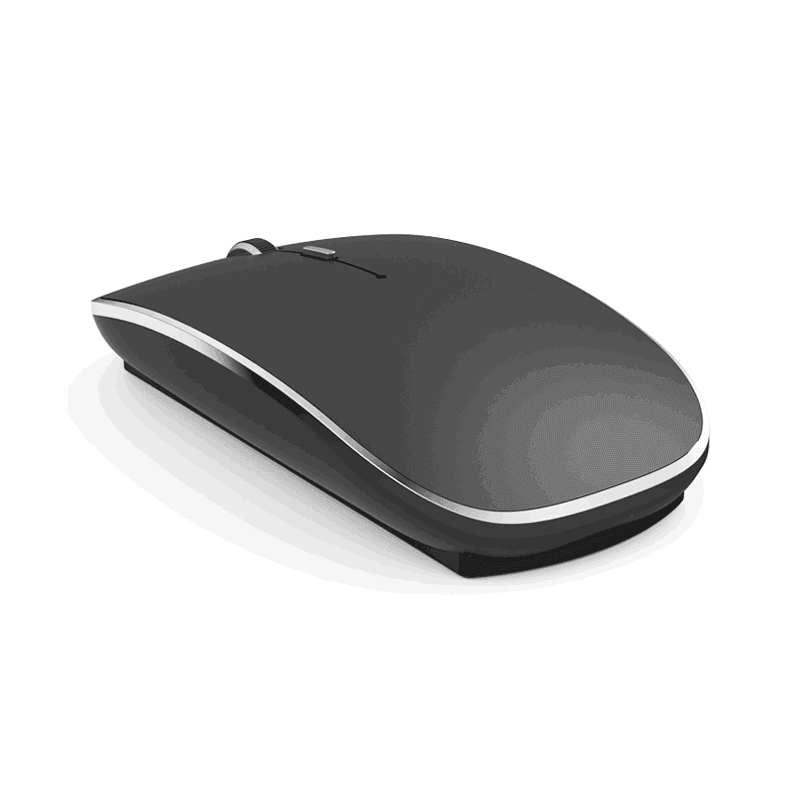 ماوس لاسلكي بلوتوث أسود ويو Wiwu Black Wimice Dual WIreless Dual Modm Mouse