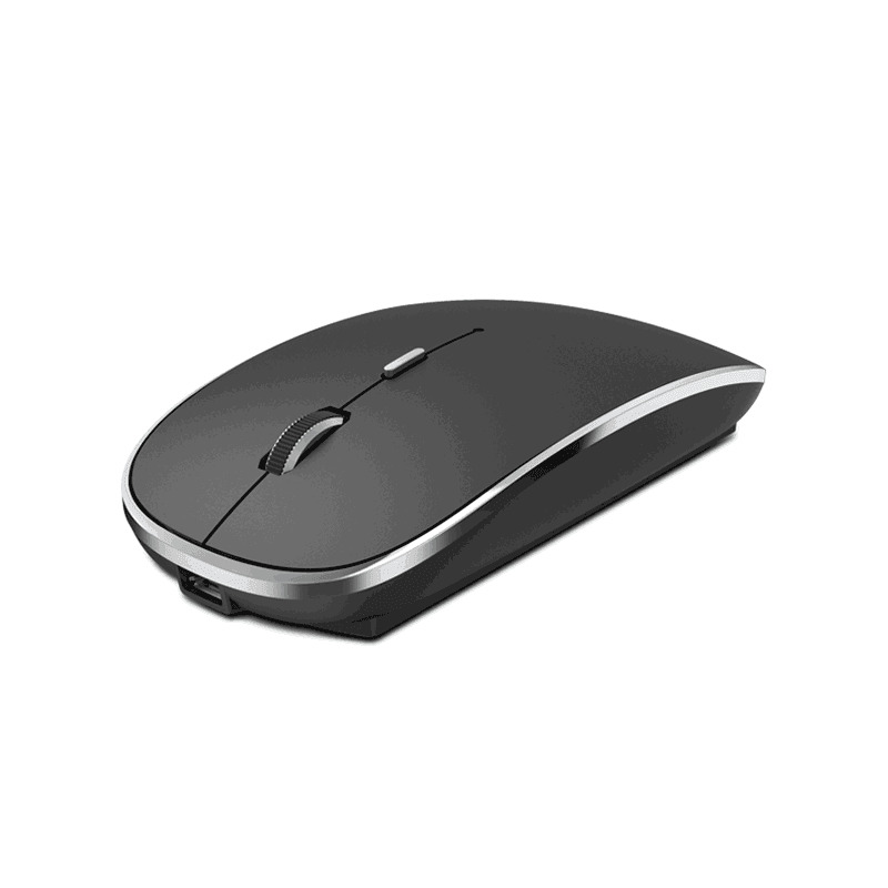 ماوس لاسلكي بلوتوث أسود ويو Wiwu Black Wimice Dual WIreless Dual Modm Mouse