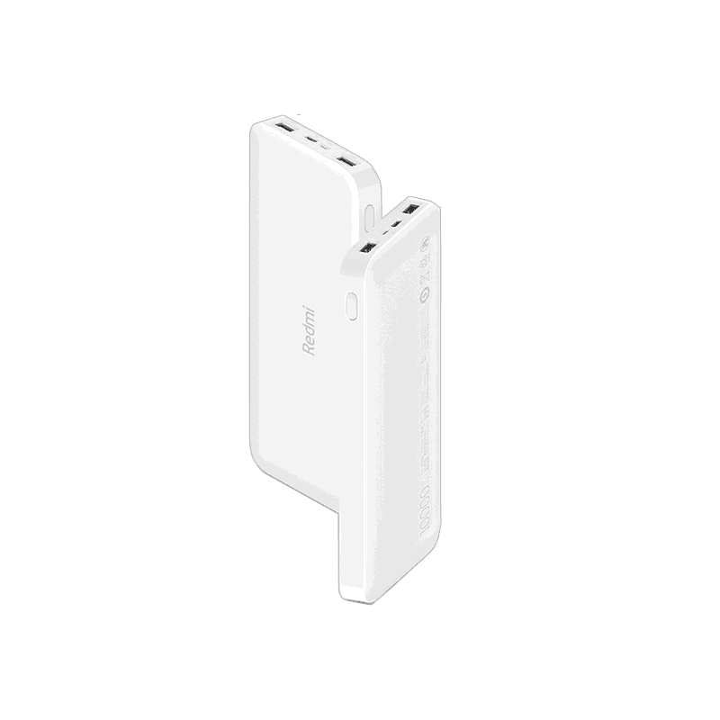 باور بانك شاومي ريدمي 10000 مللي أمبير - أبيض