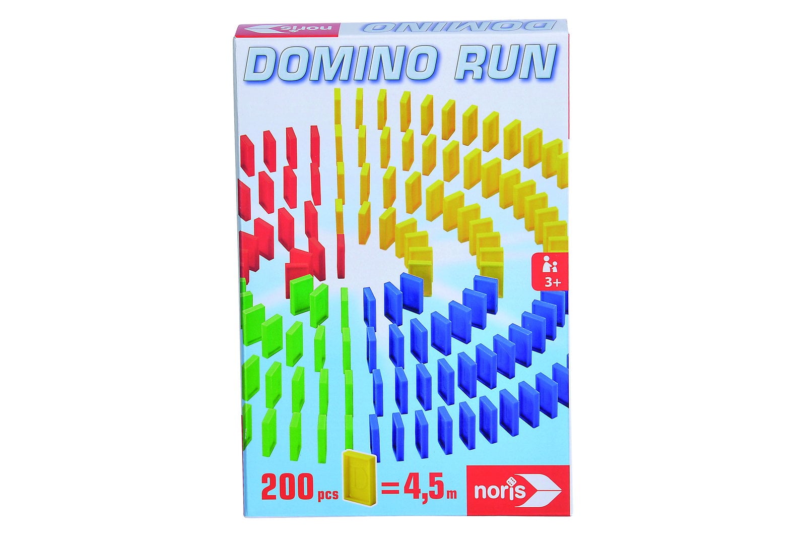 لعبة دومينو مع منحدرات 200 قطعة بلاستيكية من نوريس  Noris - Domino Run 200 Bricks