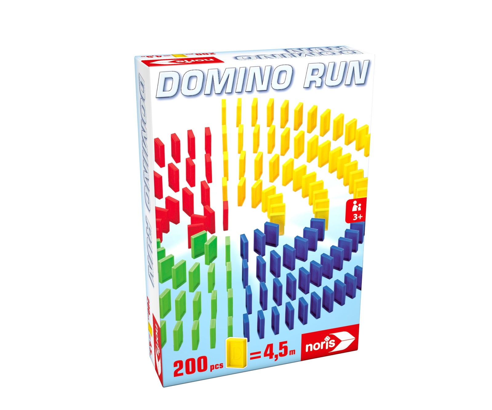 لعبة دومينو مع منحدرات 200 قطعة بلاستيكية من نوريس  Noris - Domino Run 200 Bricks