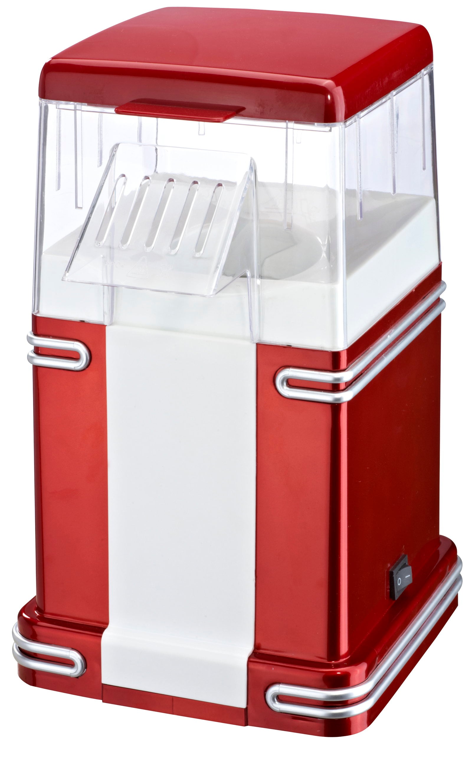 Geepas GPM41502UK 1200W Electric Popcorn Maker Machine - Portable Makes Hot, Fresh, Healthy and Fat-Free Theater Style Popcorn Anytime - On/Off Switch, Attractive Design & Oil-Free Popcorn Popper - 2 Years Warranty