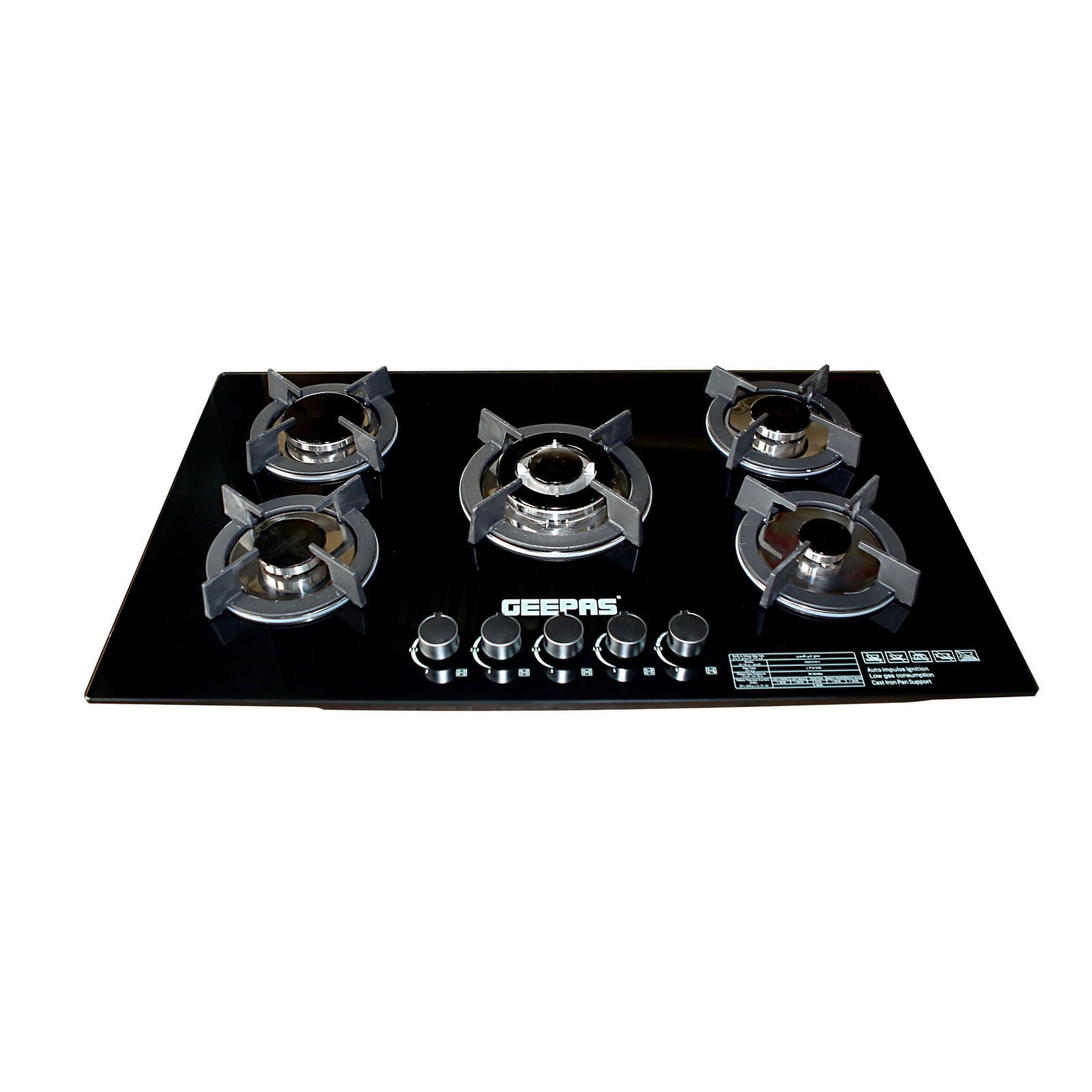 موقد غاز بلت ان مسطح جيباس 5 عيون Geepas 5 Burner Gas Hob