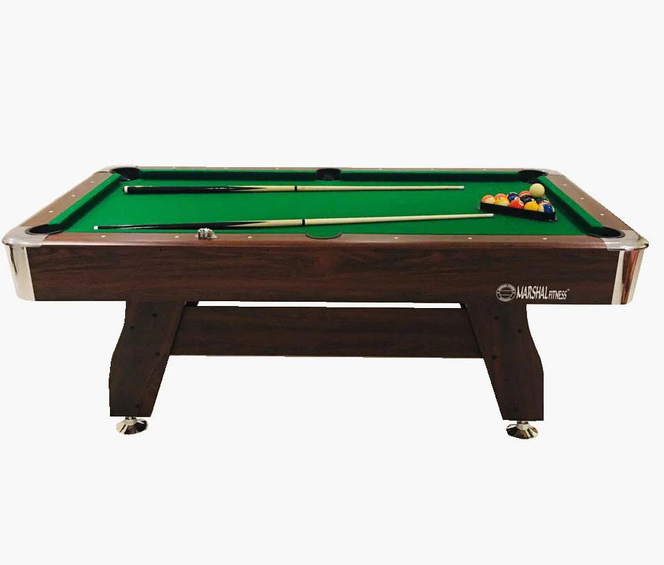 طاولة بلياردو 9 قدم مارشال Marshal Billiard Table Pool Table Green Top 9 ft.