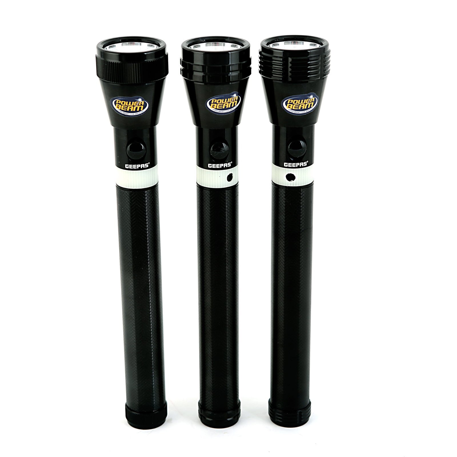 كشاف يدوي ( 3 قطع ) قابل لإعادة الشحن Geepas - Flashlight