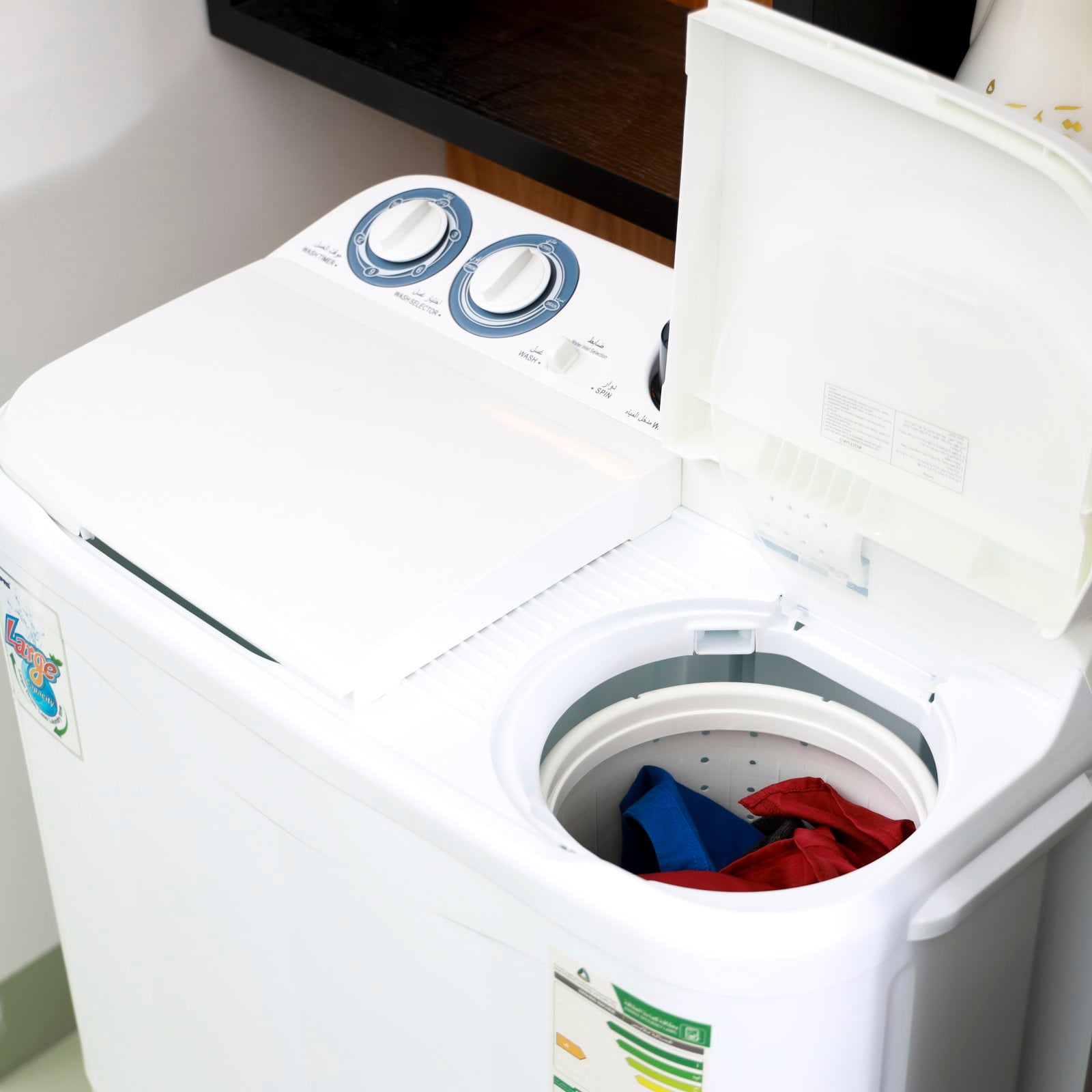 غسالة ملابس نصف أوتوماتيكية  Geepas Highly Efficient Semi-Automatic Washing Machine