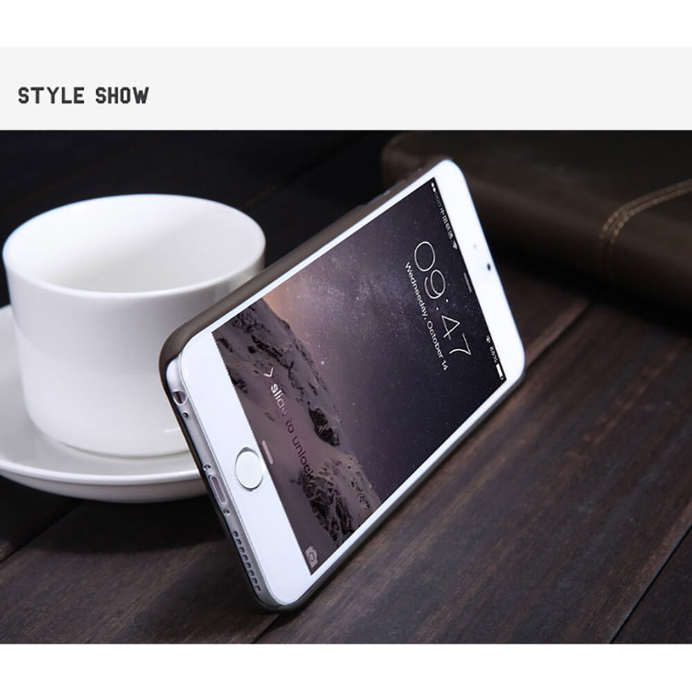 Nillkin Cover Compatible with iPhone 6s Plus / iPhone 6 Plus Case Super Frosted Shield Hard Phone Cover [ Slim Fit ] [ Designed Case for iPhone 6s Plus / iPhone 6 Plus ] - Black - Black