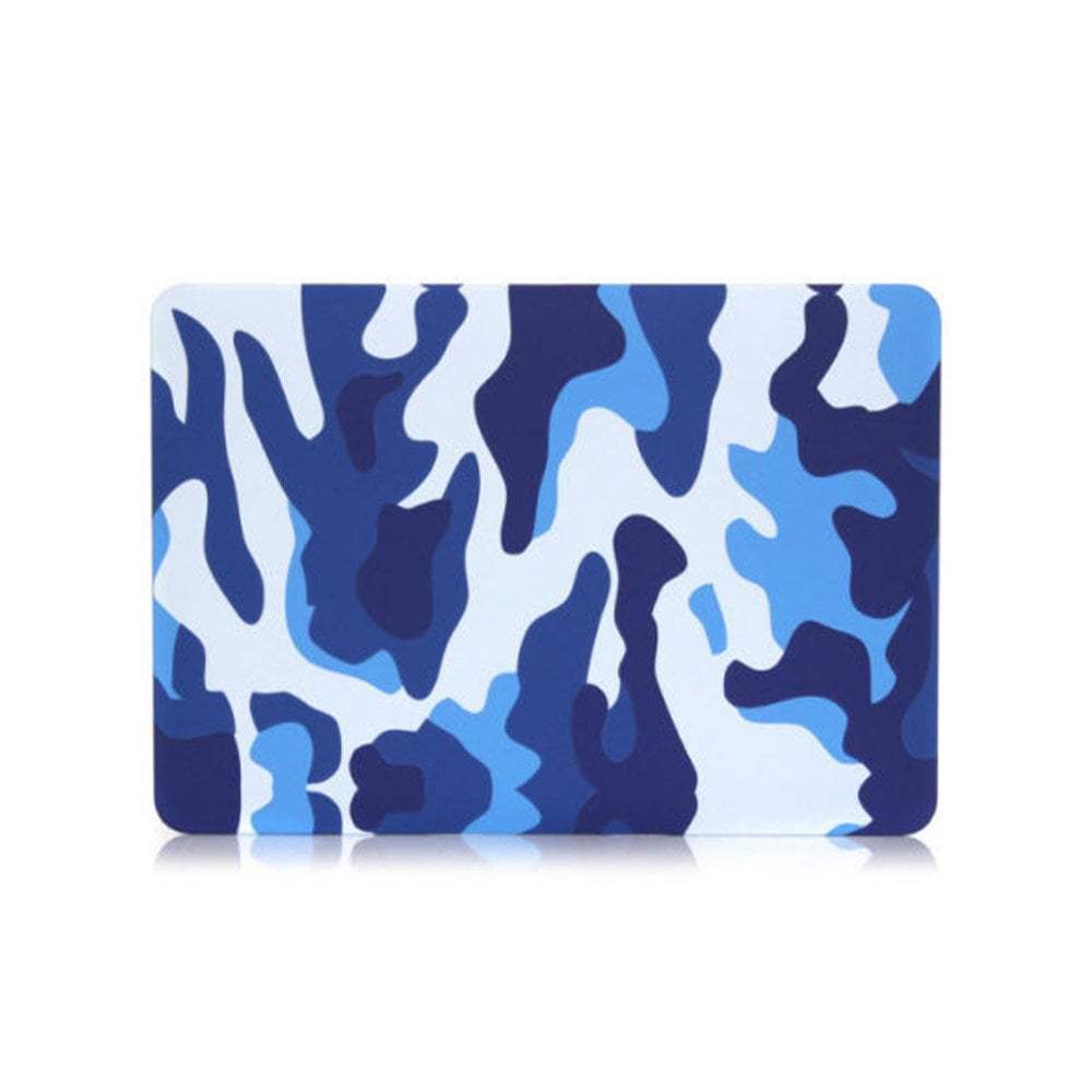 O Ozone Macbook Hard Case for Macbook Pro 13 Inch Cover Retina ( 2015 / 2014 / 2013 ) Compatible with A1425 A1502 Camo Blue - Camo Blue