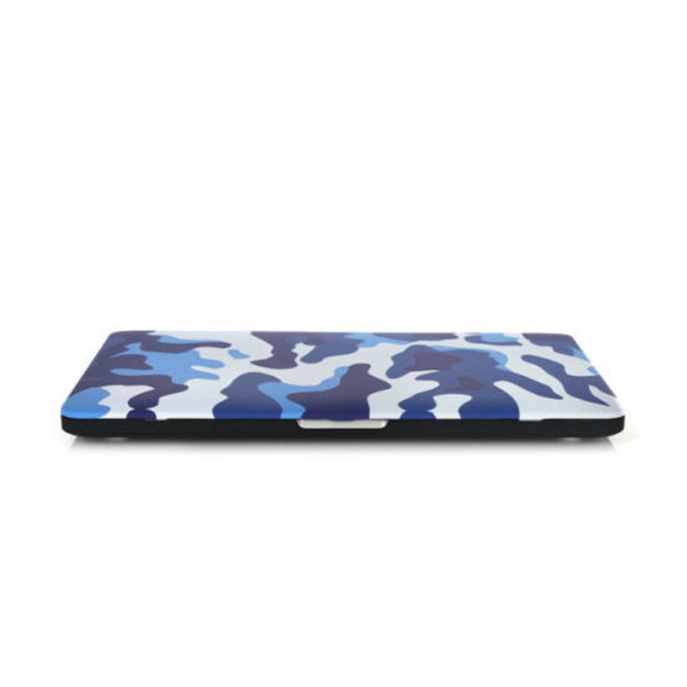 O Ozone Macbook Hard Case for Macbook Pro 13 Inch Cover Retina ( 2015 / 2014 / 2013 ) Compatible with A1425 A1502 Camo Blue - Camo Blue