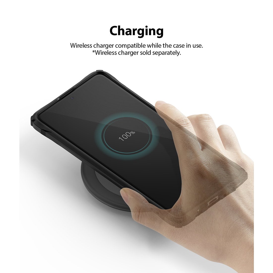 Ringke Case for Galaxy Note 10 Lite Hard Back Cover Fusion-X Ergonomic Transparent Shock Absorption TPU Bumper ( Compatible with Samsung Galaxy Note10 Lite ) - Camo Black - Camo Black