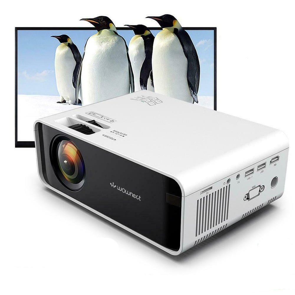 بروجكتر مع شاشة عرض Wownect LED Projector W80