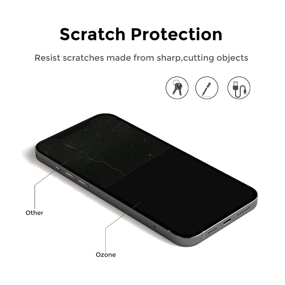 حماية شاشة جوال ايفون 6 بلس زجاجية عدد 2 O Ozone Screen Protector Compatible With iPhone 6 Plus