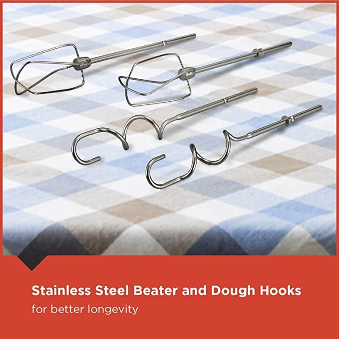 خلاط يدوي 5 سرعات 300 واط Black+Decker Hand Mixer