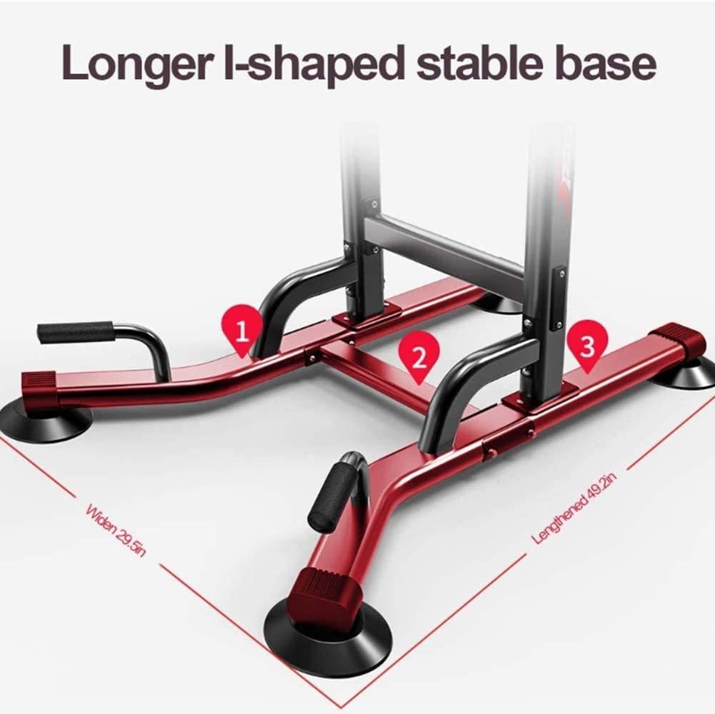 جهاز جيم منزلي متكامل متعدد الاستعمالات قابل للتعديل أسود مارشال فتنس Marshal Fitness Black Adjustable Multifunctional Body Exercise Power Tower