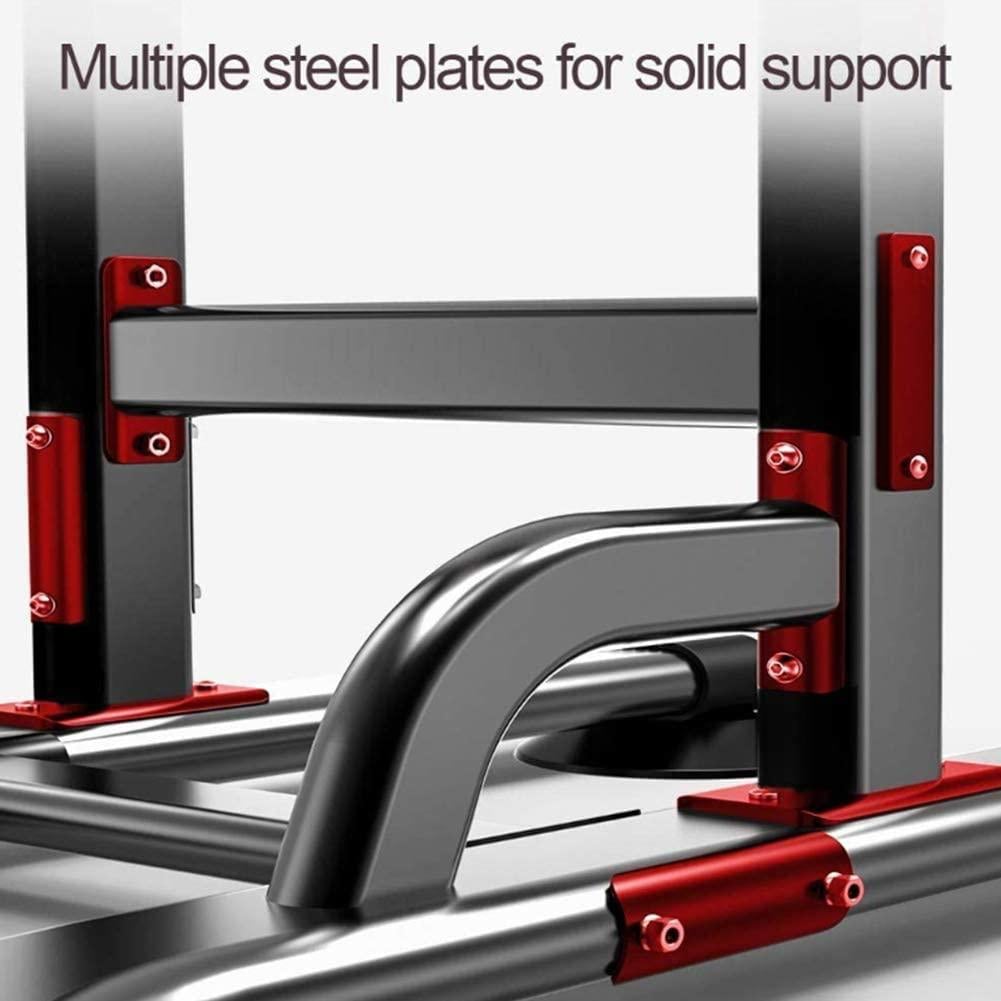 جهاز جيم منزلي متكامل متعدد الاستعمالات قابل للتعديل أسود مارشال فتنس Marshal Fitness Black Adjustable Multifunctional Body Exercise Power Tower