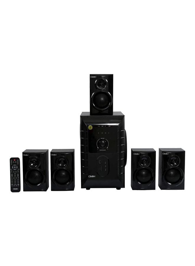 ClikOn 5.1 Channel Multimedia Speaker CK805 Black