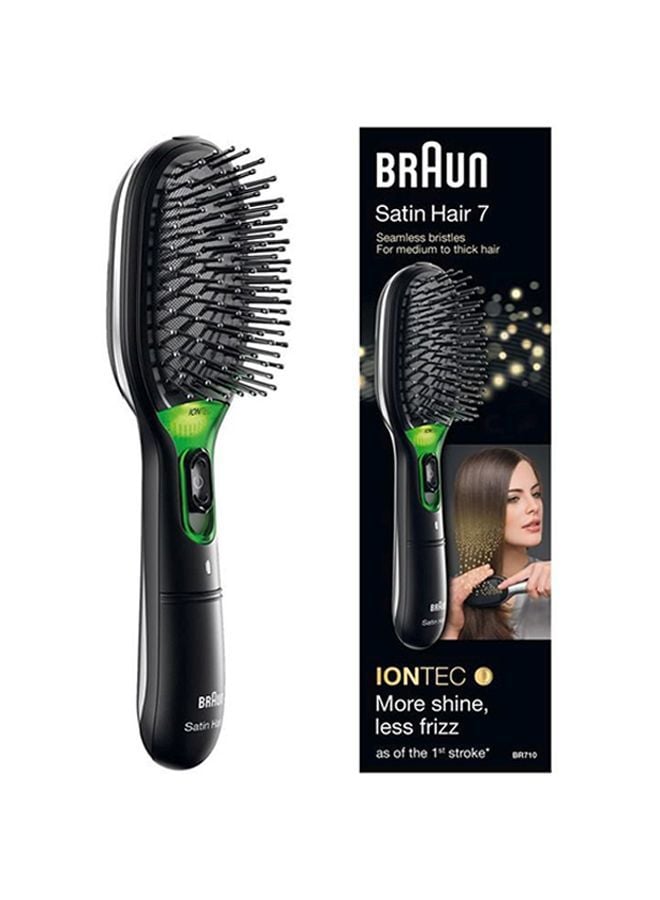فرشاة تصفيف الشعر - اسود BRAUN - Satin Hair Lontec Brush