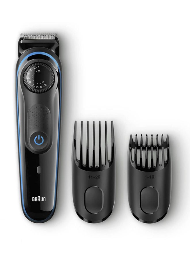 BRAUN BT 3040 Beard Trimmer With Fusion Pro Glide Manual Razor Black 1Piece