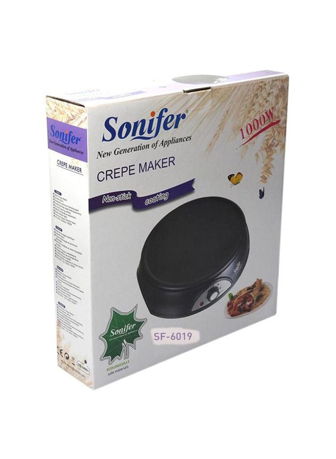 ماكينة الكريب الكهربائية بقوة 1000 واط Electric Crepe Maker - Sonifer