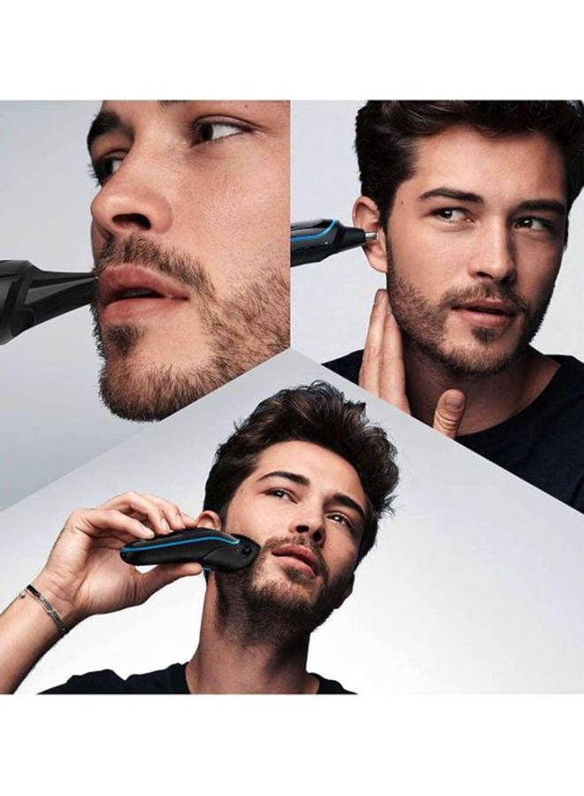 ماكينة حلاقة براون للرجال  9 في 1 مع شفرة و 8 ملحقات لحلاقة اللحية والجسم BRAUN 9 In 1 Beard Trimmer Set With Gillette Fusion5