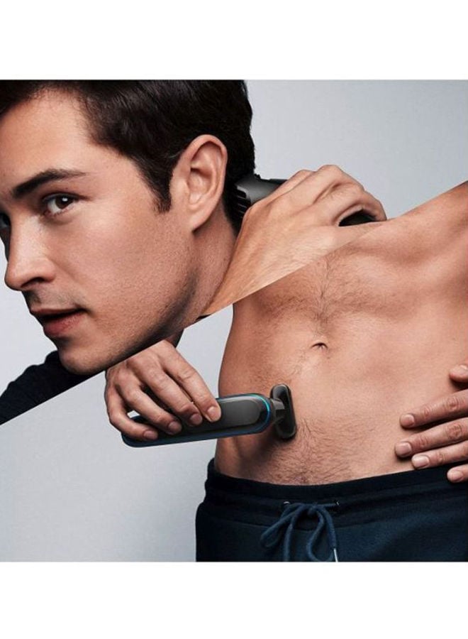 ماكينة حلاقة براون للرجال  9 في 1 مع شفرة و 8 ملحقات لحلاقة اللحية والجسم BRAUN 9 In 1 Beard Trimmer Set With Gillette Fusion5