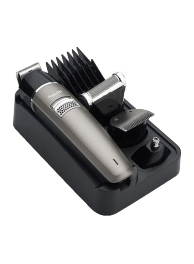 Saachi 7 In 1 Hair Trimmer NL TM 1342 GY With Resting Stand Black/ Grey 21cm