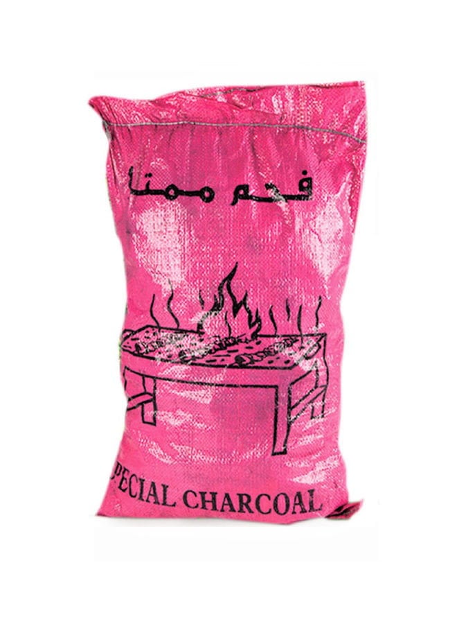 فحم شواء طبيعي بوزن 5 كجم ومكعبات مشعل الفحم عدد 12 قطعة Premium Hardwood Barbecue Charcoal + Flamgo Fire starter