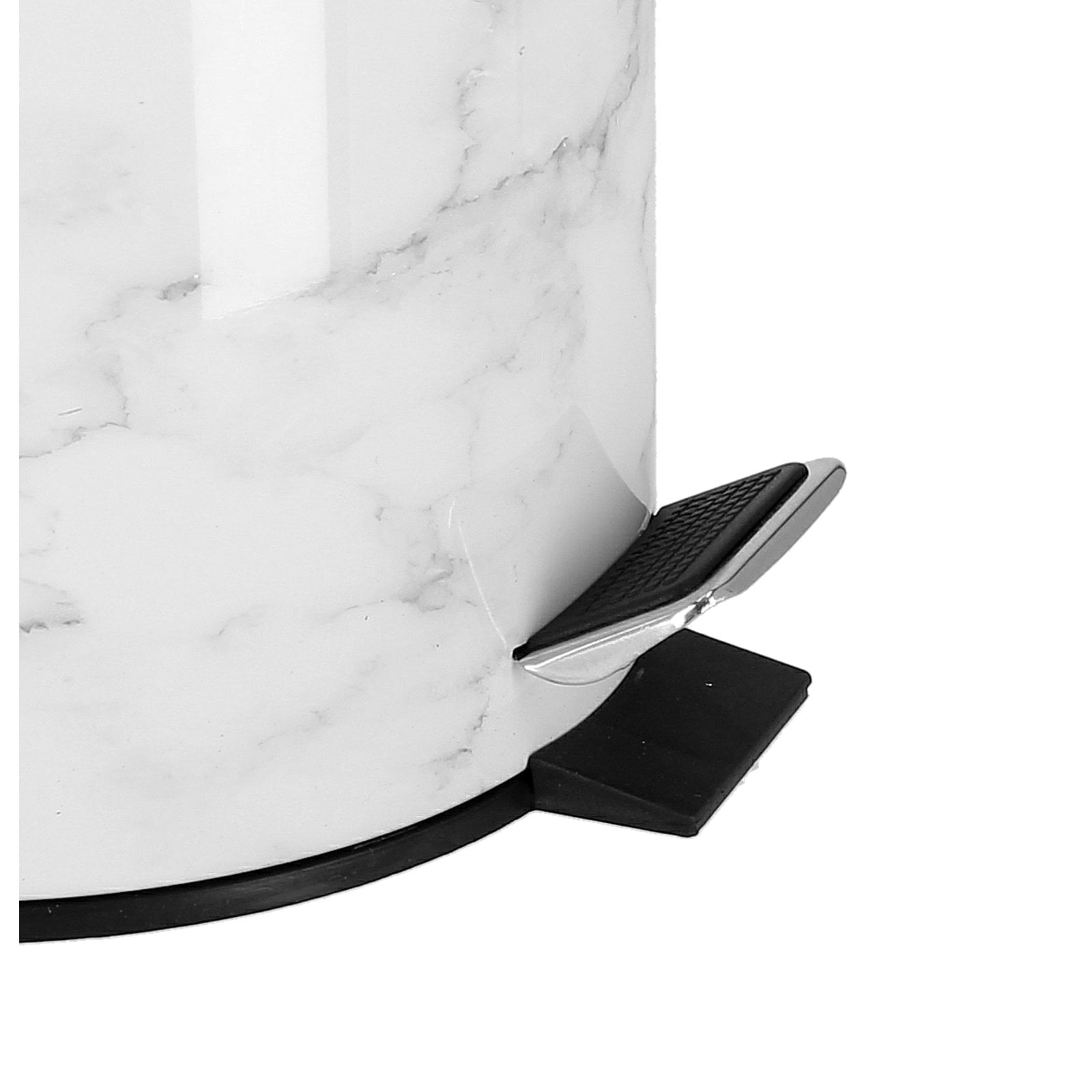سلة مهملات ( 12 لتر ) - ابيض Royalford - Marble Design Dust Bin