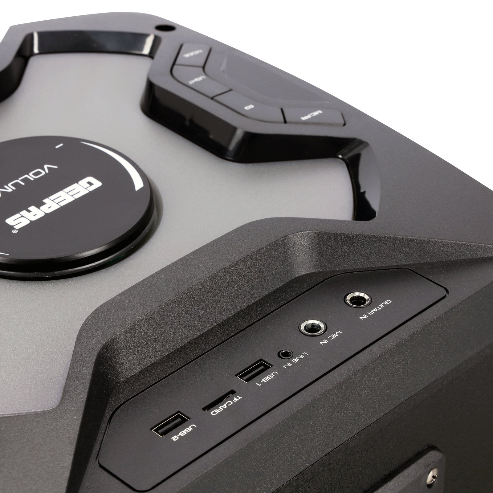 سماعات مع ميكروفون بلوتوث قابلة لإعادة الشحن جيباس Geepas Rechargeable Bluetooth Professional Speaker