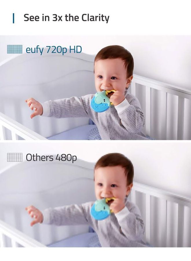كاميرا مراقبة منزلية للأطفال 720 بكسل يوفي eufy baby Monitor Camera