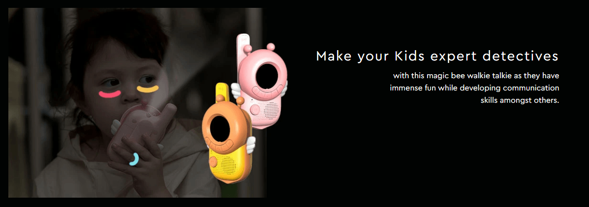 CRONY Bee Kids walkie-talkie Magic Little Bee Intercom Walkie Talkie Kids Toy