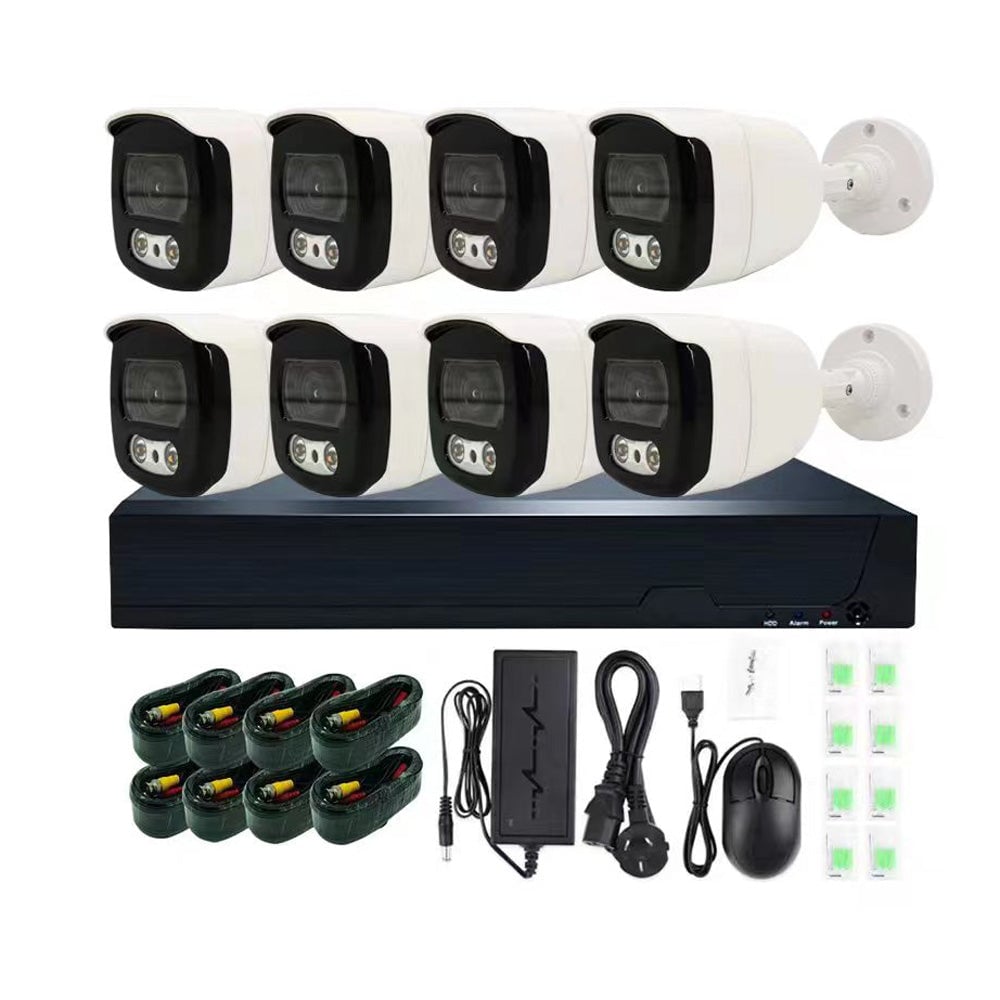 كاميرات مراقبة عدد 8 مع جهاز dvr كروني CRONY Camera DVR Kit Combo Cctv Camera Kit