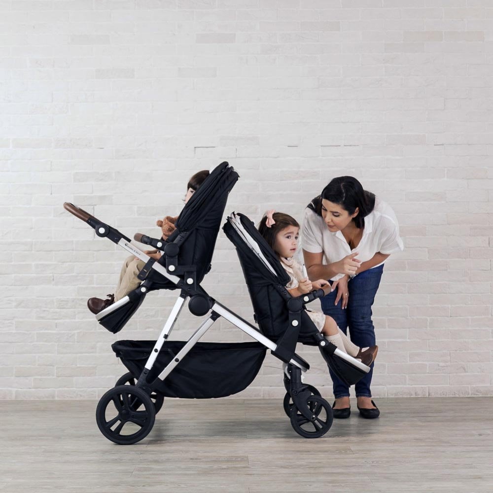 عربة اطفال مزدوجة بامبل آند بيرد رمادي bumble & bird dove double stroller grey