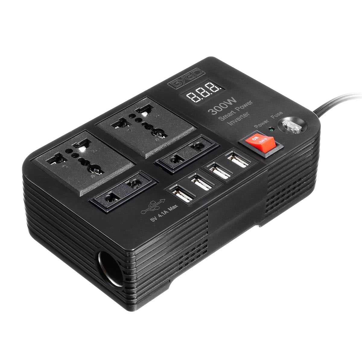 محول كهربائي للسيارة 300 واط Bygd Car Power Inverter E8982 Charger Converter