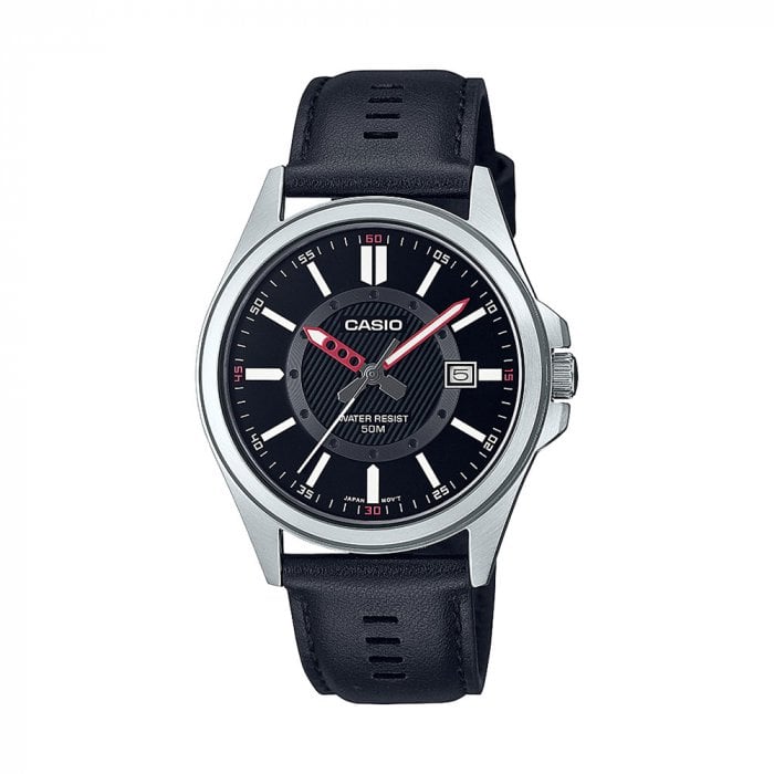 ساعة كاسيو رجالي جلد CASIO Vintage Watch MTP-E700L-1EVDF