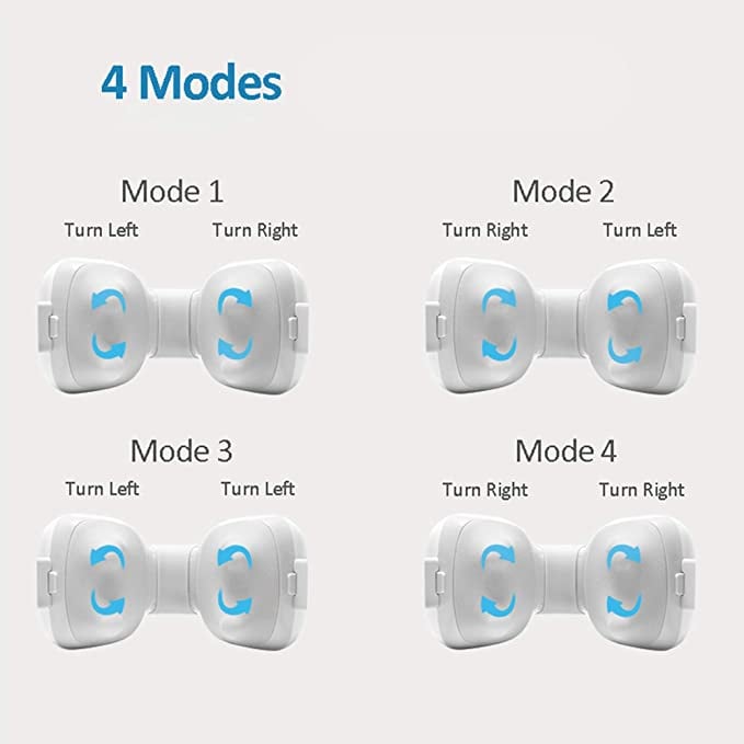 جهاز مساج للرقبة والكتف مع خاصية التسخين 2200 مللي أمبير Portable Rechargeable Neck and Shoulder Massager With Heat