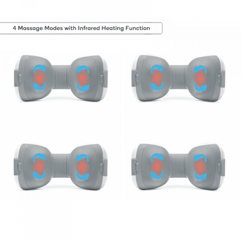 جهاز مساج للرقبة والكتف مع خاصية التسخين 2200 مللي أمبير Portable Rechargeable Neck and Shoulder Massager With Heat