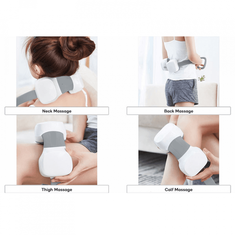 جهاز مساج للرقبة والكتف مع خاصية التسخين 2200 مللي أمبير Portable Rechargeable Neck and Shoulder Massager With Heat