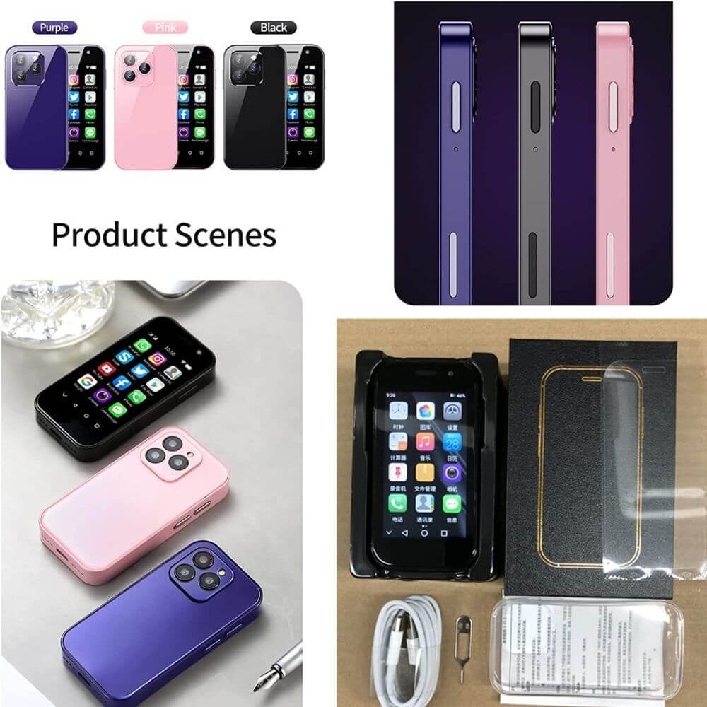 موبايل صغير ميني آيفون XS14 برو أندرويد Soyes XS14 Pro 4G Mini Smartphone