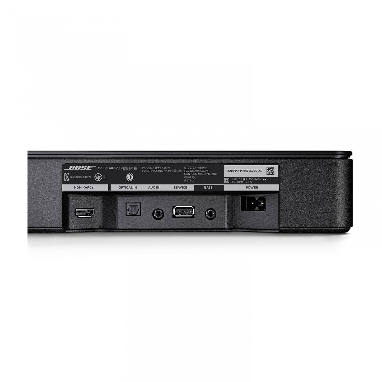 Bose TV Speaker - Black [ BOSE-TV-BK ]