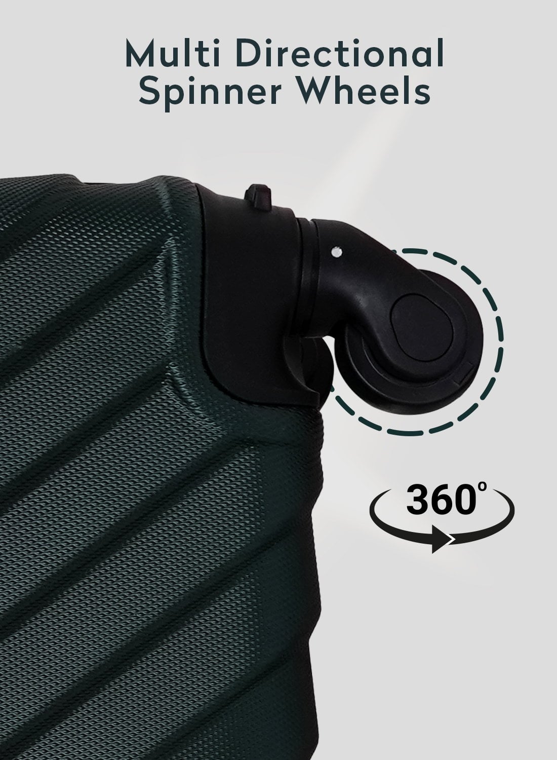 طقم شنط سفر 28/30/32 انش صلبة بارا جون 3 قطع مقلم زيتي PARA JOHN  Light wight Hard Side ABS Luggage Trolley