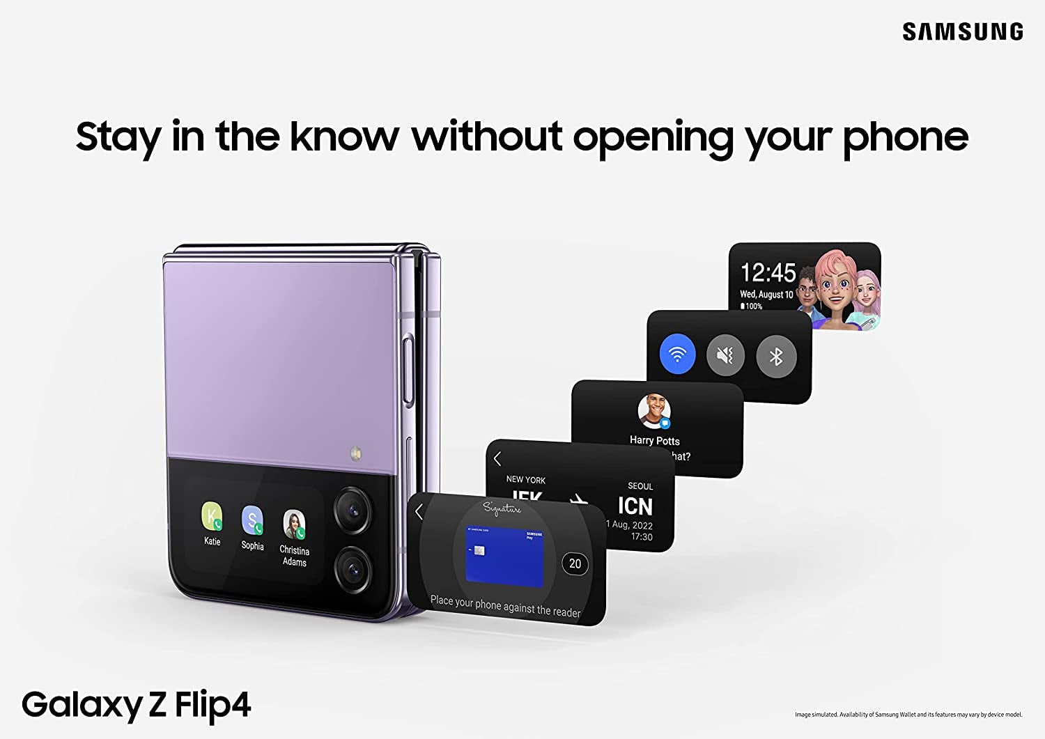 سامسونج جالاكسي زي فليب 4 القابل للطي Samsung Galaxy Z Flip 4 Smartphone