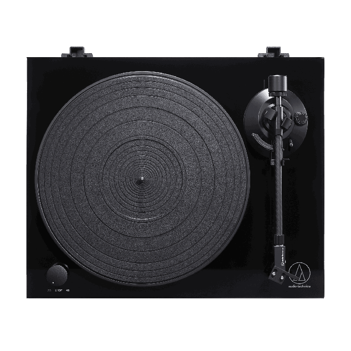 جرامافون مشغل اسطوانات حديث 45 دورة اوديو تيكنيا Audio Technica Fully Manual Belt Drive Turntable AT-LPW50PB