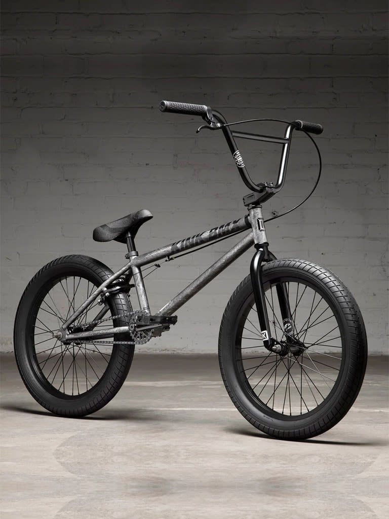 دراجة هوائية سيكل رياضية باللون الفضي المطفي من كينك بي ام اكس KinkBMX - CURB Bike Color Brushed Silver