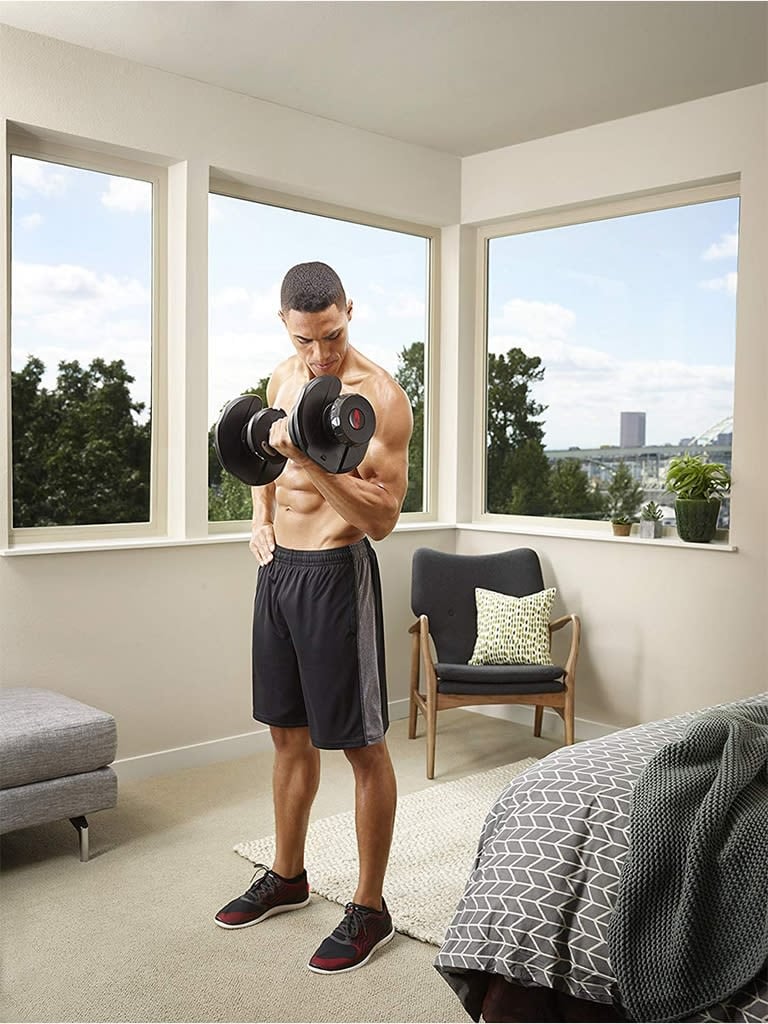 طقم اثقال رياضية قابلة للتعديل 45.85 كيلو بوفليكس Bowflex SelectTech 1090 Dumbbells