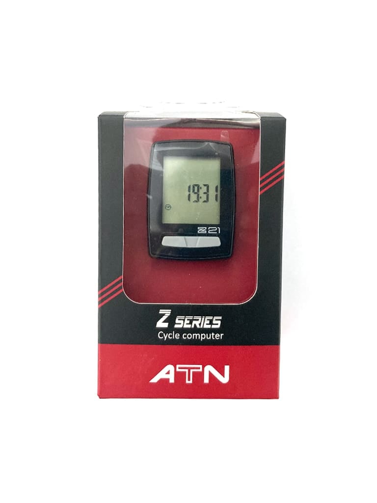 عداد سرعة للدراجة الهوائية لاسلكي باللون الأبيض مع 21 وظيفة من أي تي إنATN 21 Function Wireless White Bike Computer